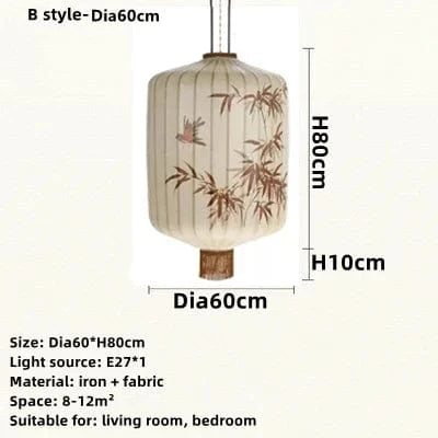 Lampe lanterne en tissu chinois pour décoration intérieure et extérieure - Modèle exclusif | Marco Lucetti B Blanc-Dia60cm / Blanc froid