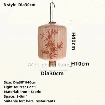 Lampe lanterne en tissu chinois pour décoration intérieure et extérieure - Modèle exclusif | Marco Lucetti B Rose-Dia30cm / Blanc froid