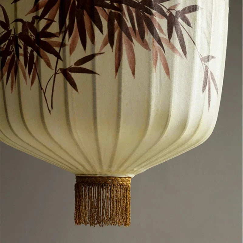 Lampe lanterne en tissu chinois pour une ambiance rétro. | Marco Lucetti