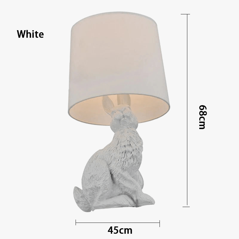 Lampe Lapin Créative en Résine Moderne | Marco Lucetti