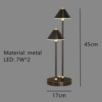 Lampe LED à double bras et abat-jour Irma | Marco Lucetti