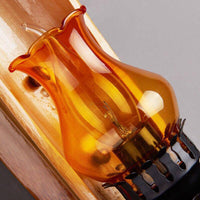 Lampe LED Bambou Cylindrique Rustique Loft | Marco Lucetti