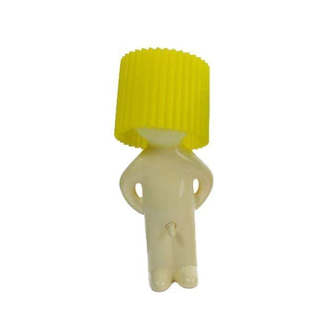Lampe LED Bonhomme Cartoon | Marco Lucetti Jaune