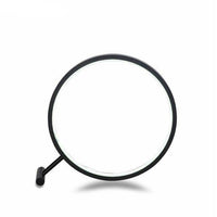 Lampe LED Circulaire Noire Design | Marco Lucetti Noir / Froide / 20cm