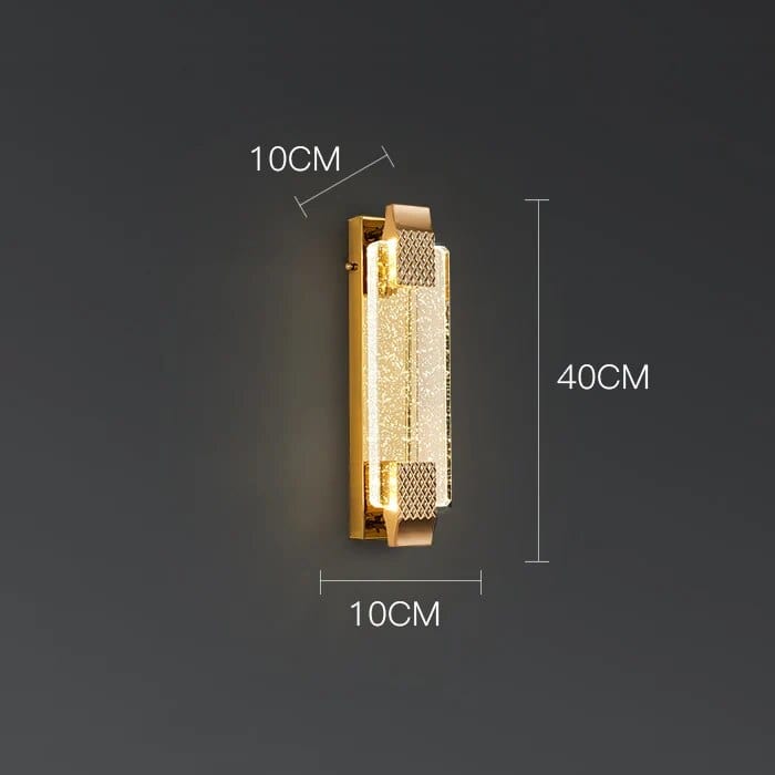 Lampe LED Crystal Wall Light | Marco Lucetti H40cm