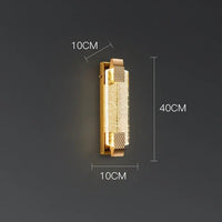 Lampe LED Crystal Wall Light | Marco Lucetti H40cm