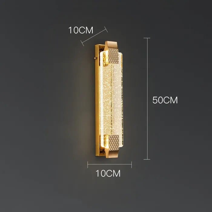 Lampe LED Crystal Wall Light | Marco Lucetti H50cm
