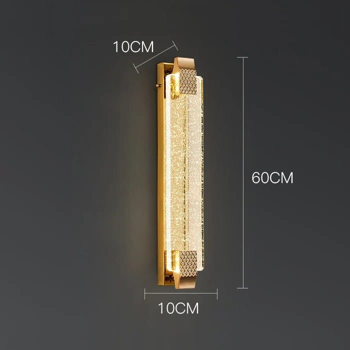 Lampe LED Crystal Wall Light | Marco Lucetti H60cm