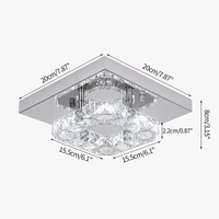 Lampe LED Crystalluxe de Luxe Moderne | Marco Lucetti