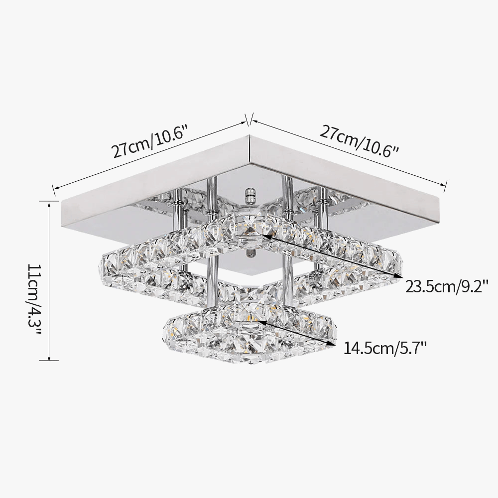 Lampe LED Crystalluxe de Luxe Moderne | Marco Lucetti