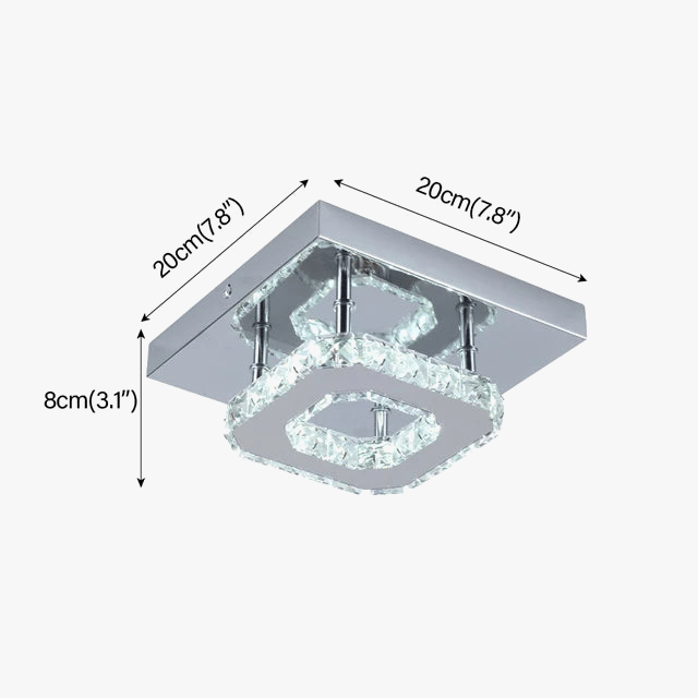 Lampe LED Crystalluxe de Luxe Moderne | Marco Lucetti