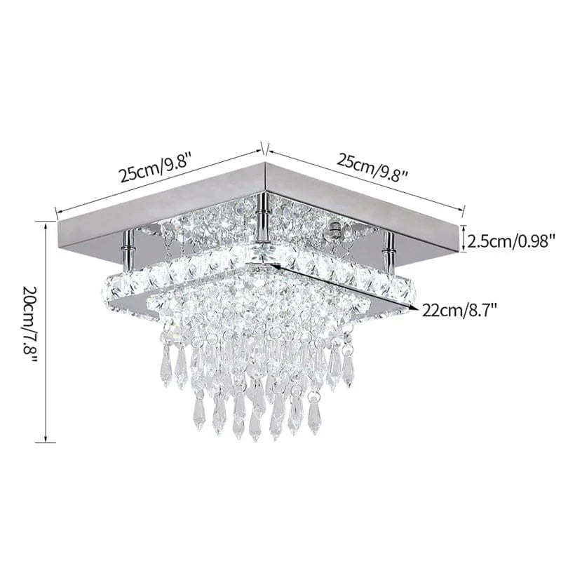 Lampe LED Crystalluxe de Luxe Moderne | Marco Lucetti E / Blanc froid / Chine