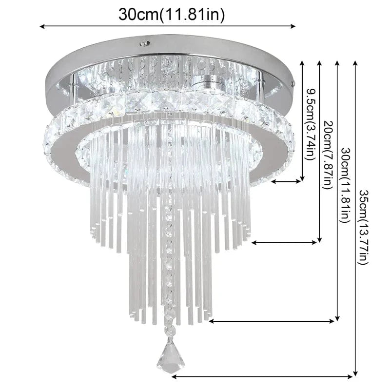 Lampe LED Crystalluxe de Luxe Moderne | Marco Lucetti F / Blanc froid / Chine