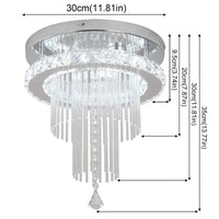Lampe LED Crystalluxe de Luxe Moderne | Marco Lucetti F / Blanc froid / Chine