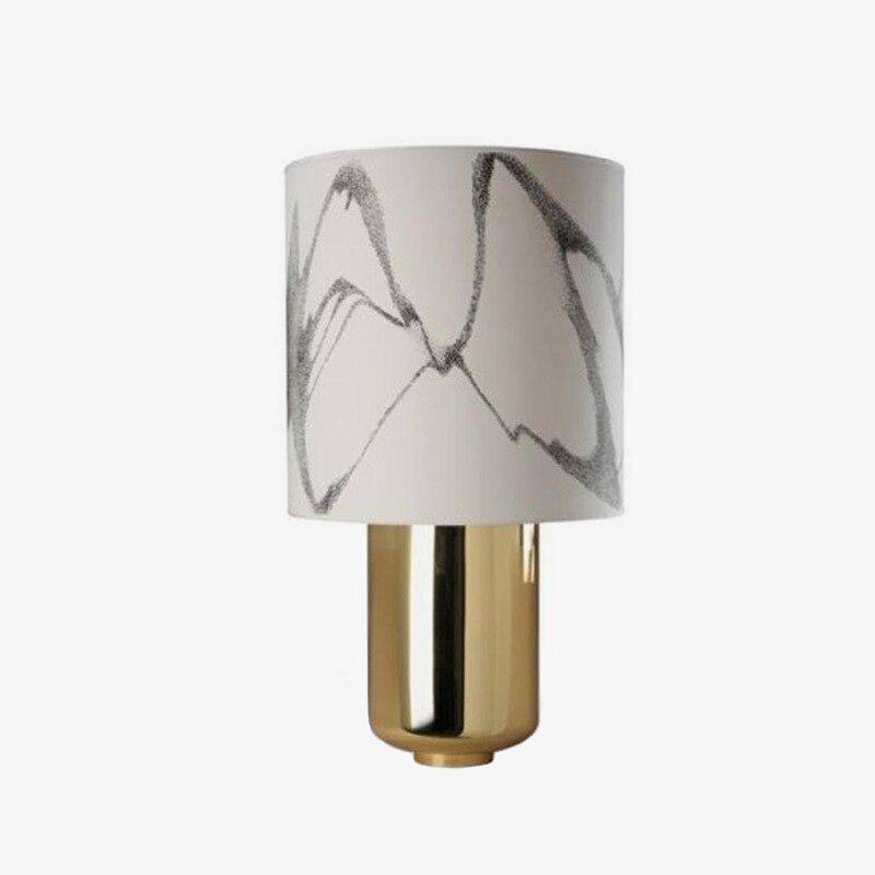 Lampe LED "Cylindre Coloré" | Marco Lucetti Doré
