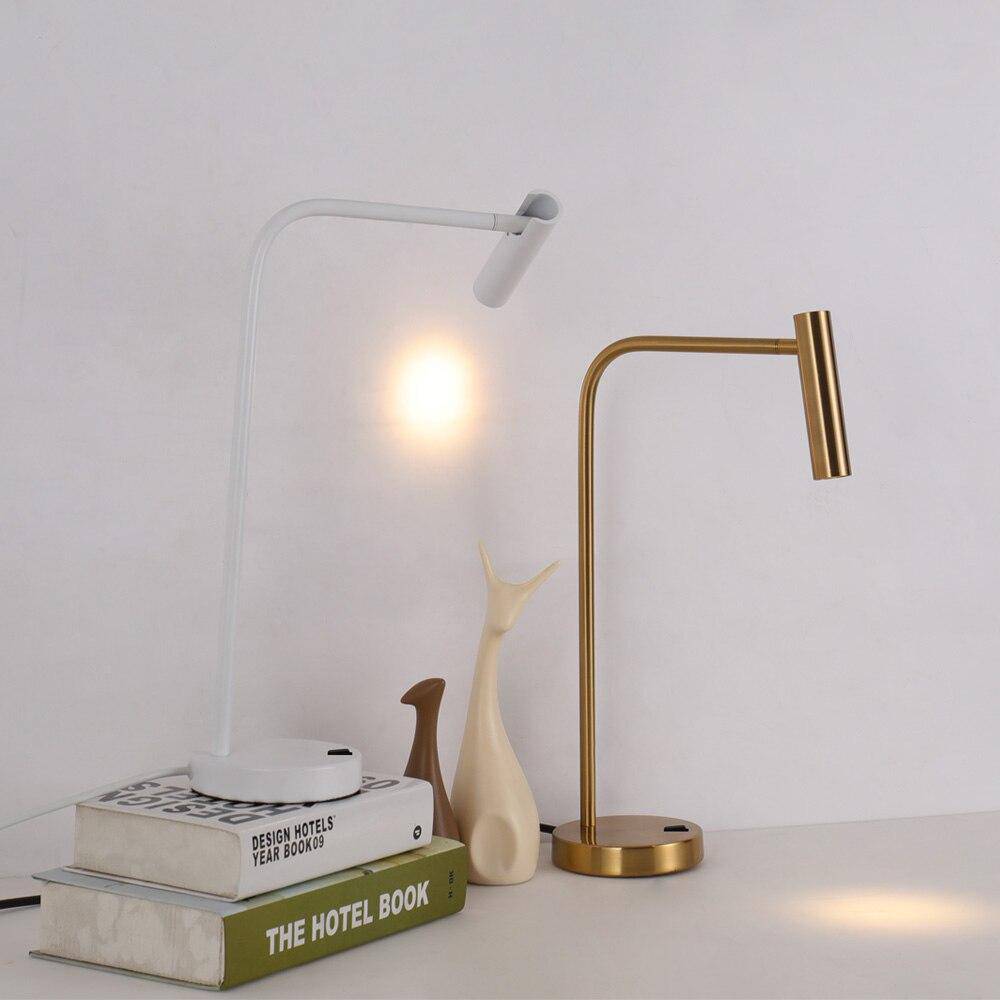 Lampe LED de bureau avec spot ajustable en aluminium | Marco Lucetti