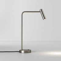 Lampe LED de bureau avec spot ajustable en aluminium | Marco Lucetti Argent