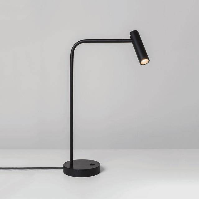 Lampe LED de bureau avec spot ajustable en aluminium | Marco Lucetti Noir