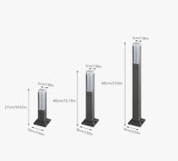 Lampe LED de jardin étanche de style moderne en aluminium | Marco Lucetti