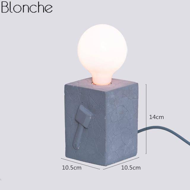 Lampe LED Design Bloc 3D - Éclatante | Marco Lucetti Deep gris