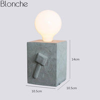 Lampe LED Design Bloc 3D - Éclatante | Marco Lucetti Gris