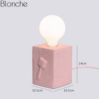 Lampe LED Design Bloc 3D - Éclatante | Marco Lucetti Rose
