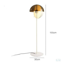 Lampe LED Design Boule Changeable | Marco Lucetti Lampadaire - Blanc