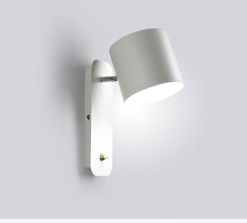 Lampe LED Design Colorée avec Abat-jour Orientable | Marco Lucetti Blanc