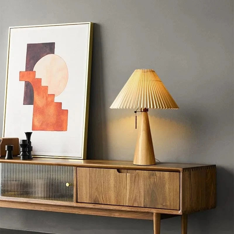 Lampe LED design en bois pour bureau | Marco Lucetti