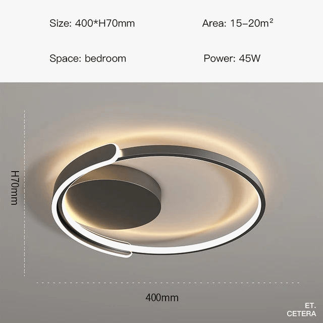 Lampe LED Design en Forme d'Anneau pour Intérieur | Marco Lucetti
