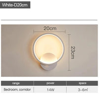 Lampe LED Design en Forme d'Anneau pour Intérieur | Marco Lucetti Blanc-C / Luminosité variable