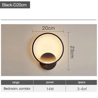 Lampe LED Design en Forme d'Anneau pour Intérieur | Marco Lucetti Noir-C / Blanc froid