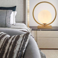 Lampe LED Design Luxueuse Gold Sphere & Circle | Marco Lucetti