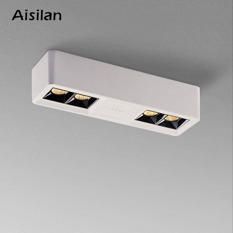 Lampe LED design rectangle en métal | Marco Lucetti