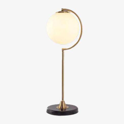 Lampe LED dorée avec boule en verre - Choix de formes | Marco Lucetti A