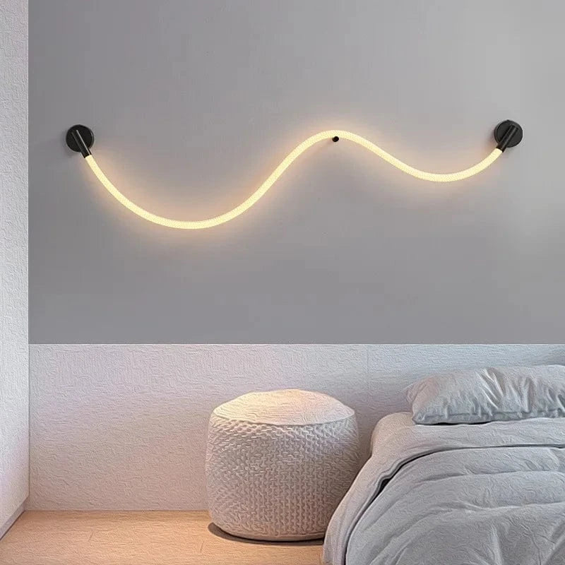 Lampe LED en silicone de luxe minimaliste et flexible. | Marco Lucetti