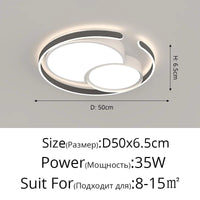 Lampe LED encastrée ronde pour une maison moderne nordique | Marco Lucetti