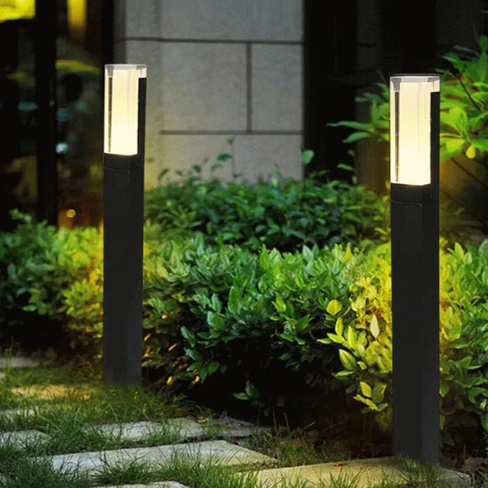 Lampe LED Exterieur pour Pelouse - Brilliance et Style | Marco Lucetti Pas de capteur / Blanc chaud / 30 cm