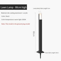 Lampe LED extérieure imperméable en aluminium - Design moderne | Marco Lucetti