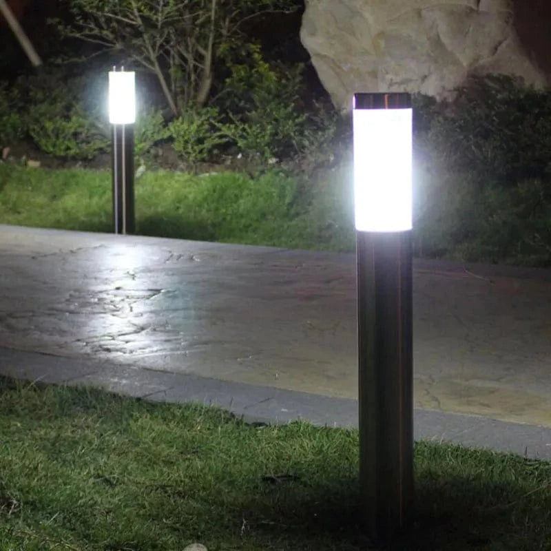 Lampe LED extérieure moderne en acier inoxydable - Luxe Illuminé | Marco Lucetti