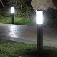 Lampe LED extérieure moderne en acier inoxydable - Luxe Illuminé | Marco Lucetti