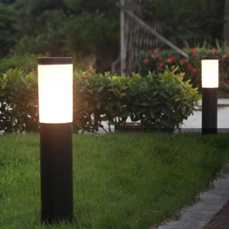 Lampe LED extérieure moderne en acier inoxydable - Luxe Illuminé | Marco Lucetti