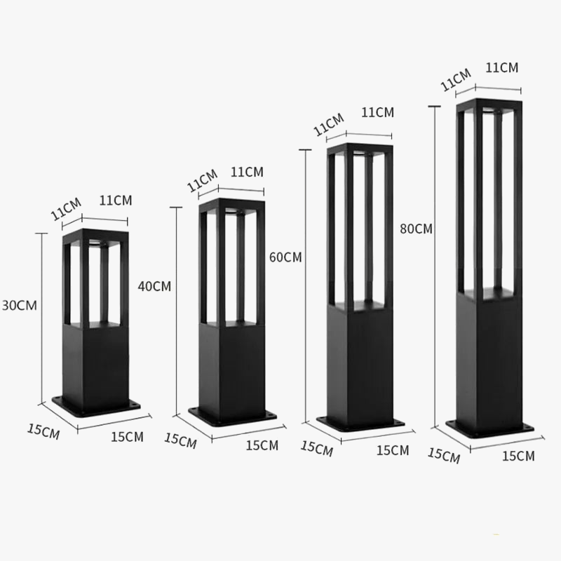 Lampe LED Imperméable Moderne pour Extérieur - Jardin, Cour, Villa | Marco Lucetti