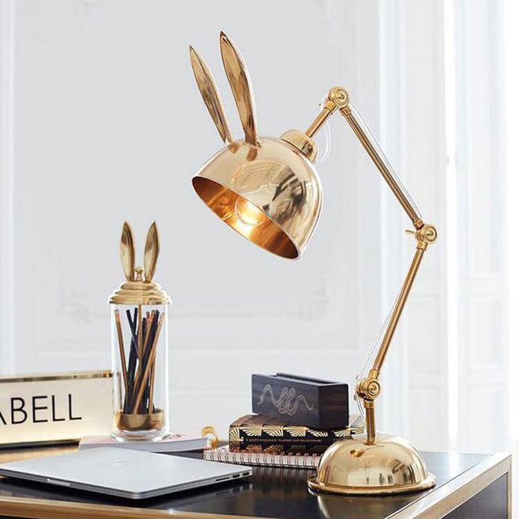 Lampe LED Lapin-Chat à oreilles métalliques | Marco Lucetti