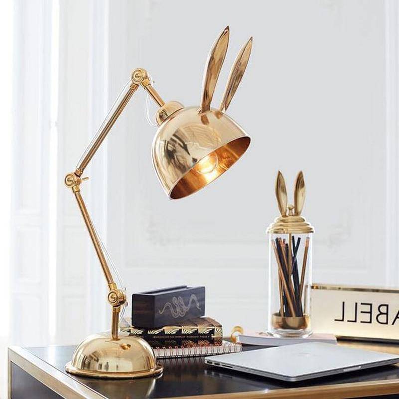 Lampe LED Lapin-Chat à oreilles métalliques | Marco Lucetti