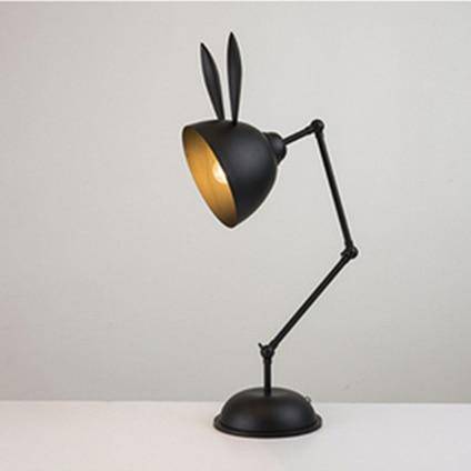 Lampe LED Lapin-Chat à oreilles métalliques | Marco Lucetti Noir - Oreilles de Lapin