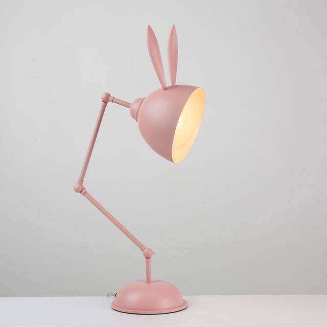 Lampe LED Lapin-Chat à oreilles métalliques | Marco Lucetti Rose - Oreilles de Lapin