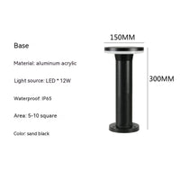Lampe LED LawnPro | Marco Lucetti Lumière blanche / Cylindre de 30 cm / 12W | CHINE