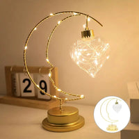 Lampe LED "Lune et Étoiles" pour Enfants | Marco Lucetti Lumière chaude / Amour