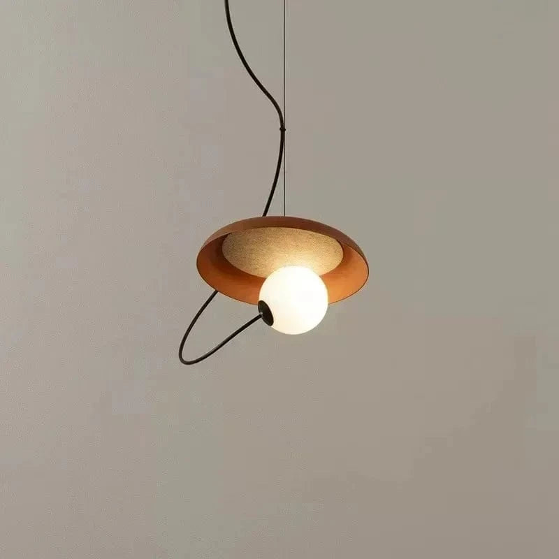 Lampe LED Magnétique Minimaliste Élégante | Marco Lucetti Brun rougeâtre / Blanc froid